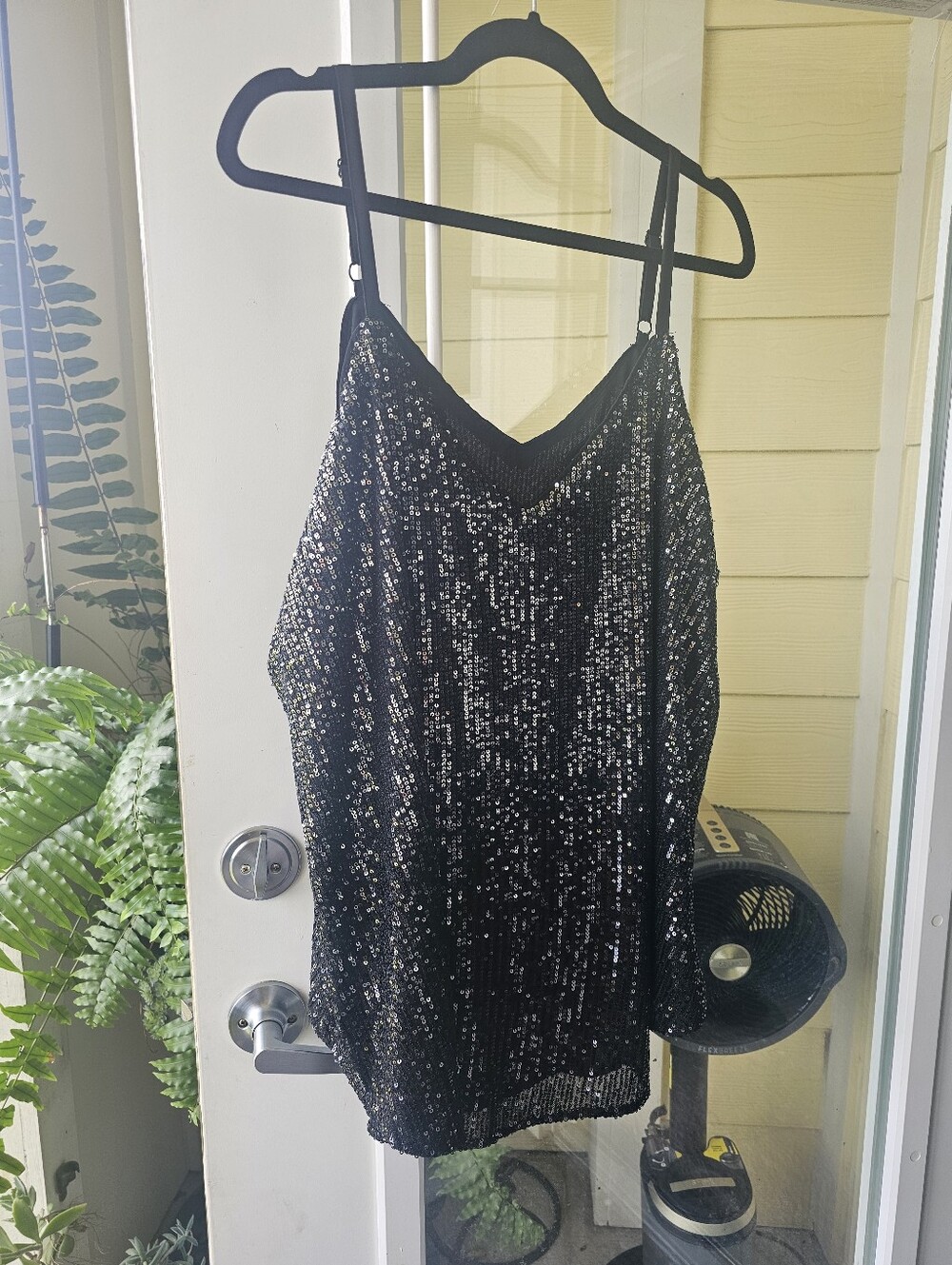 torrid Gunmetal Sophie Sequin Swing Camisole